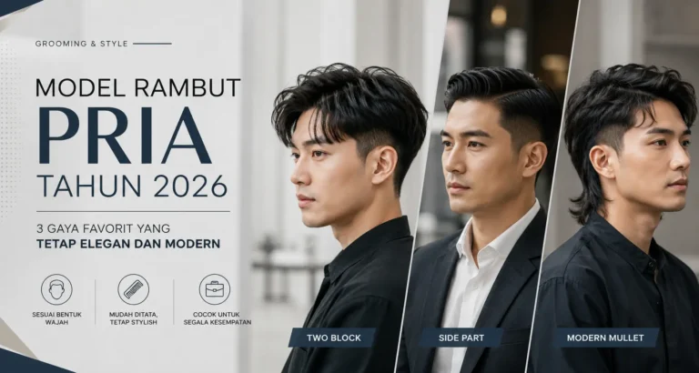 model rambut pria